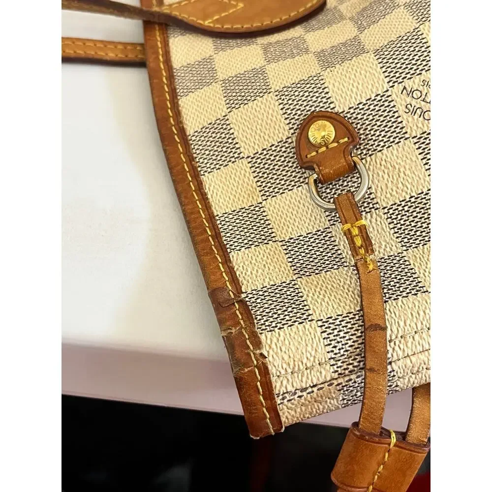 Louis Vuitton Neverfull MM Damier Azur tote bag